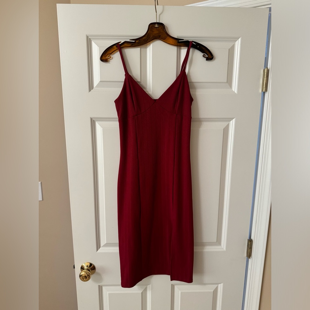 dress with slit